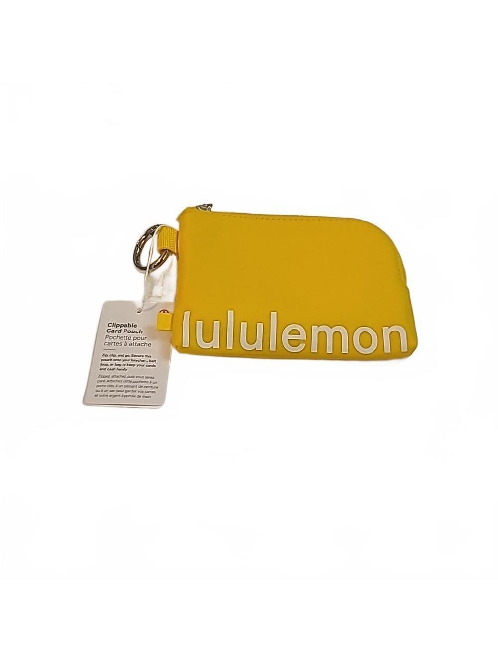 NWT Lululemon Clippable Card Pouch